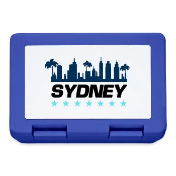 Ville de Sydney - Boîte à goûter - bleu royal - Devant