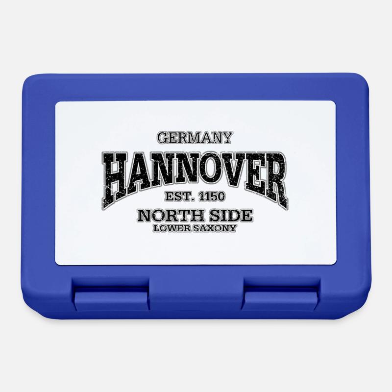 Hannover (black oldstyle) - Brotdose - Royalblau