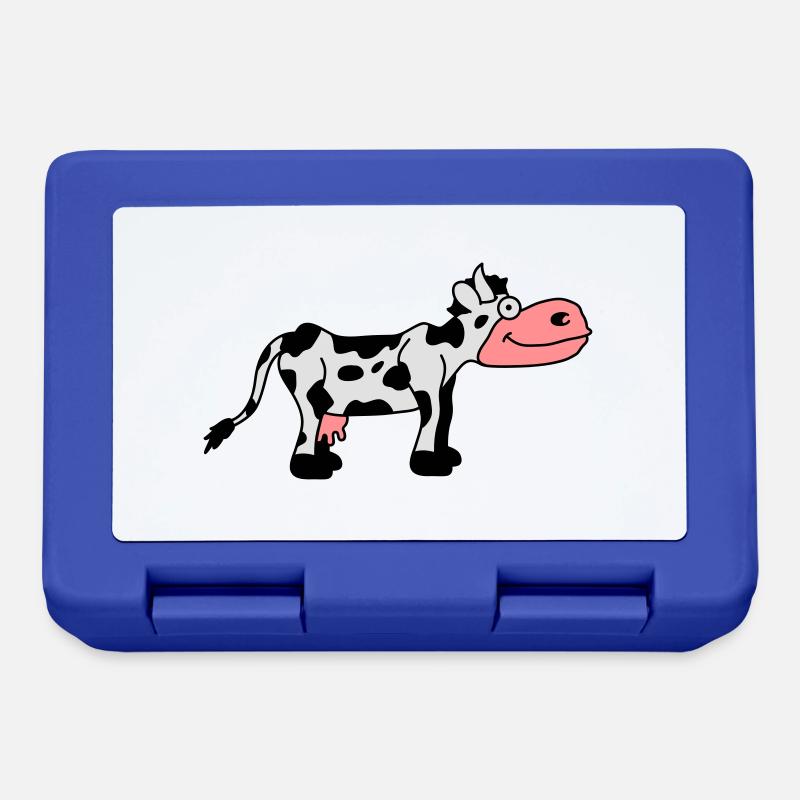 Cow Comic - Brotdose - Royalblau