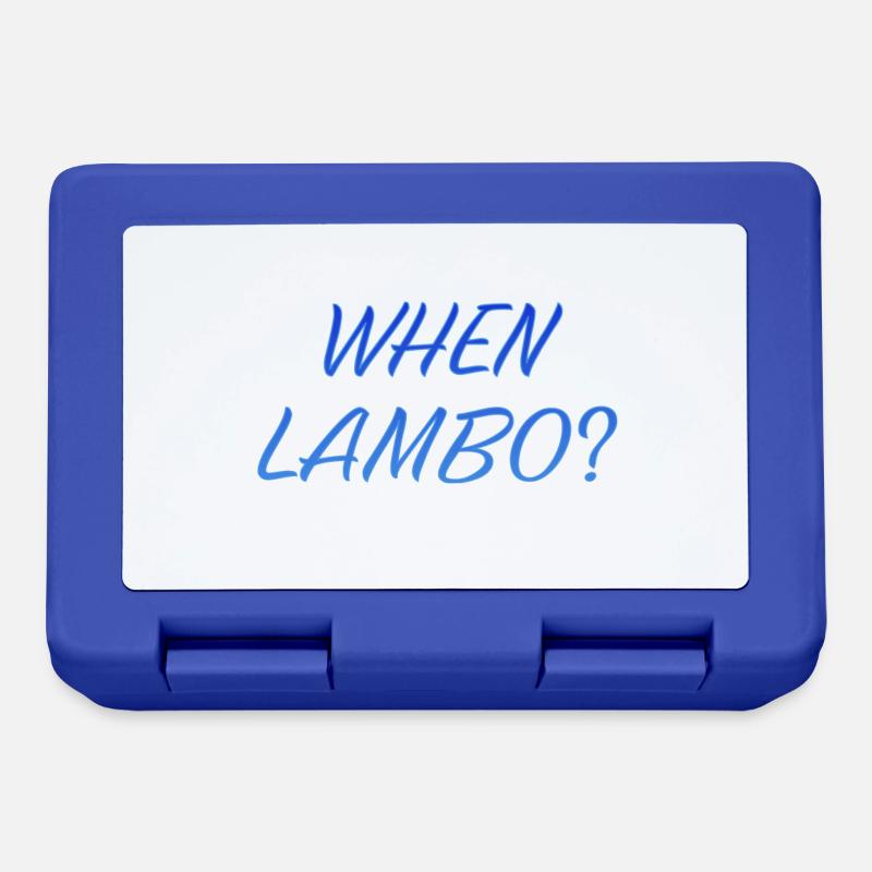 WHEN LAMBO OCEAN - Lunchbox - royal blue