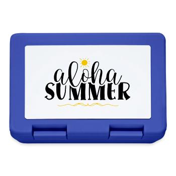 aloha summer - Brotdose - Royalblau - Vorne