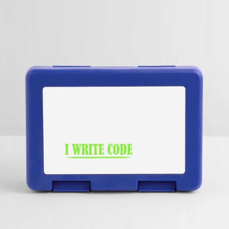 Je suis un programmar ........ J’écris du code logiciel de codage Boîte à goûter