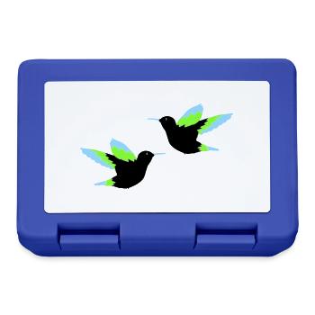 Hummingbird 02 - Lunchbox - royal blue - Front