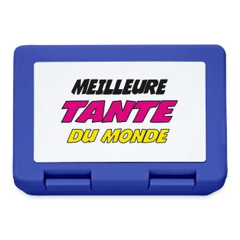 MEILLEURE TANTE DU MONDE - Boîte à goûter - bleu royal - Devant