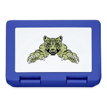 Tiger Attack - Lunchbox - royal blue - Front