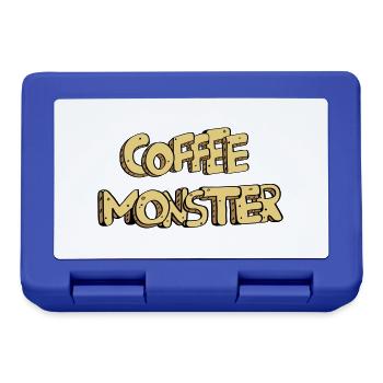 textcoffee_monster - Lunchbox - royal blue - Front