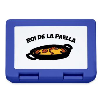 roi de la paella - Brotdose - Royalblau - Vorne