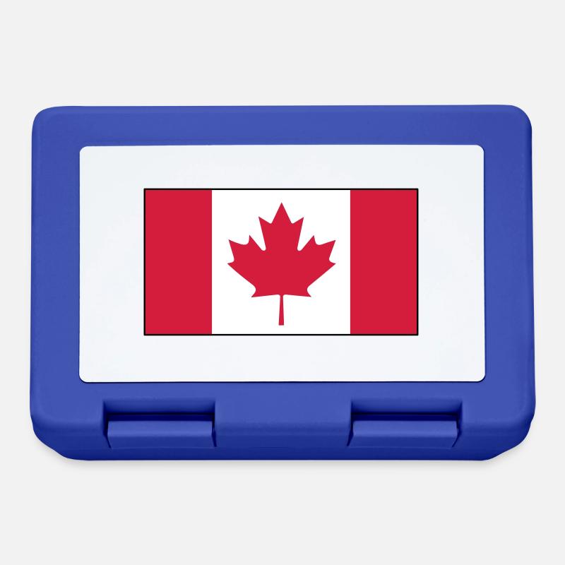 Canada flag - Lunchbox - royal blue