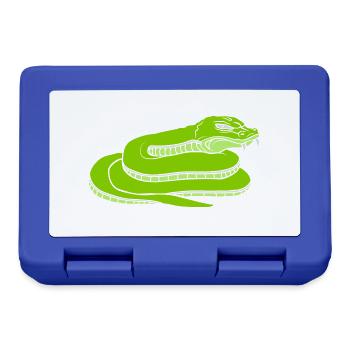 Concevoir un dangereux serpent maléfique - Boîte à goûter - bleu royal - Devant