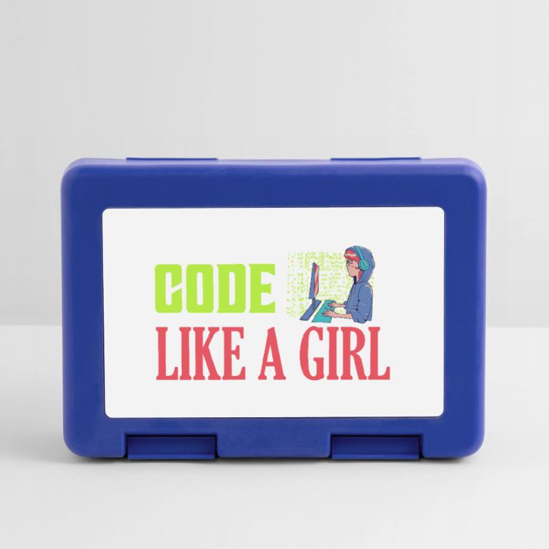 Coder comme une fille Programmeur Codage Boîte à goûter