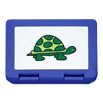 turtle - Boîte à goûter - bleu royal - Devant