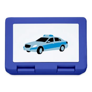 polizei - Brotdose - Royalblau - Vorne