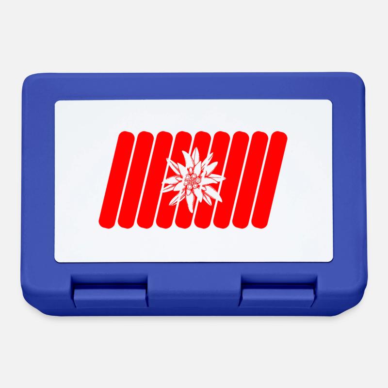 Drapeau suisse - Boîte à goûter - bleu royal