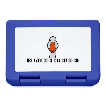 goose on the loose - Brotdose - Royalblau - Vorne