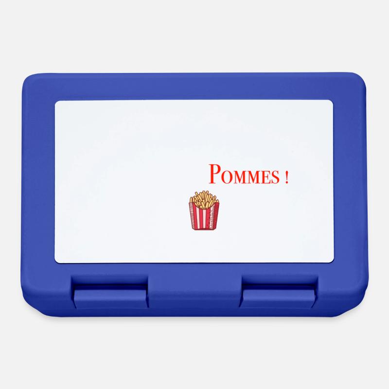 Start with Pommes 2 - Brotdose - Royalblau