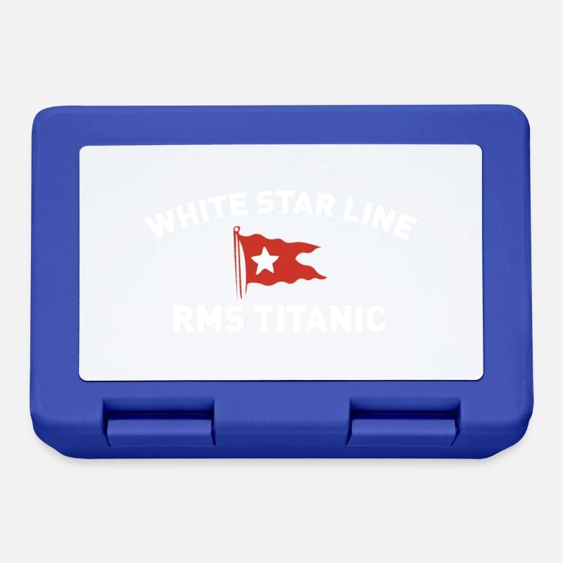 Titanic - White Star Line poster - Boîte à goûter - bleu royal