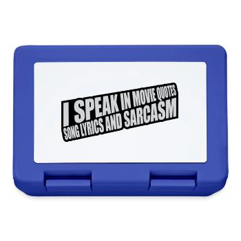 speak lyrics and sarcasm - Brotdose - Royalblau - Vorne