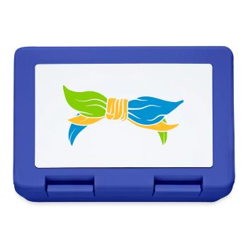 Colorful female headgear headscarf - Lunchbox - royal blue - Front