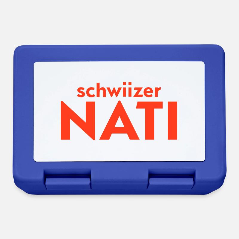 Schwiizer Nati - Boîte à goûter - bleu royal