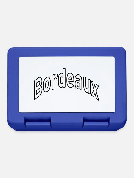 Bordeaux - Brotdose - Royalblau