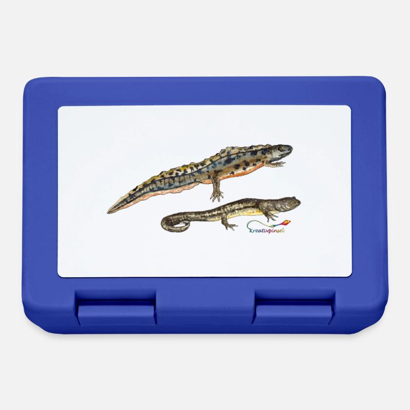 Pond Newts - Lunchbox - royal blue
