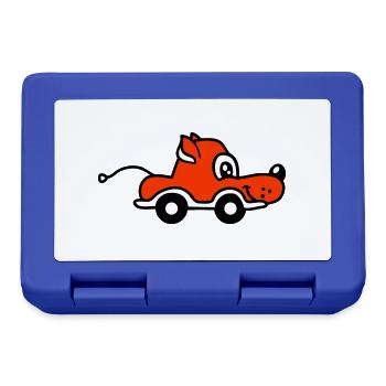 chien voiture jouet roues motrices télécommandées mignon - Boîte à goûter - bleu royal - Devant