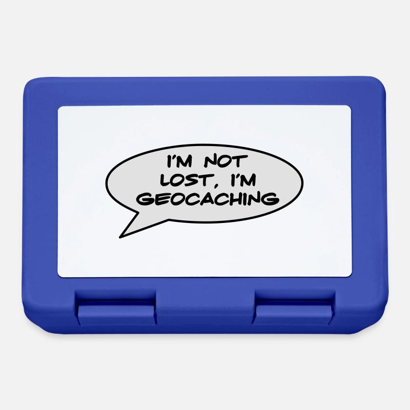 Geocaching - Lunchbox - royal blue