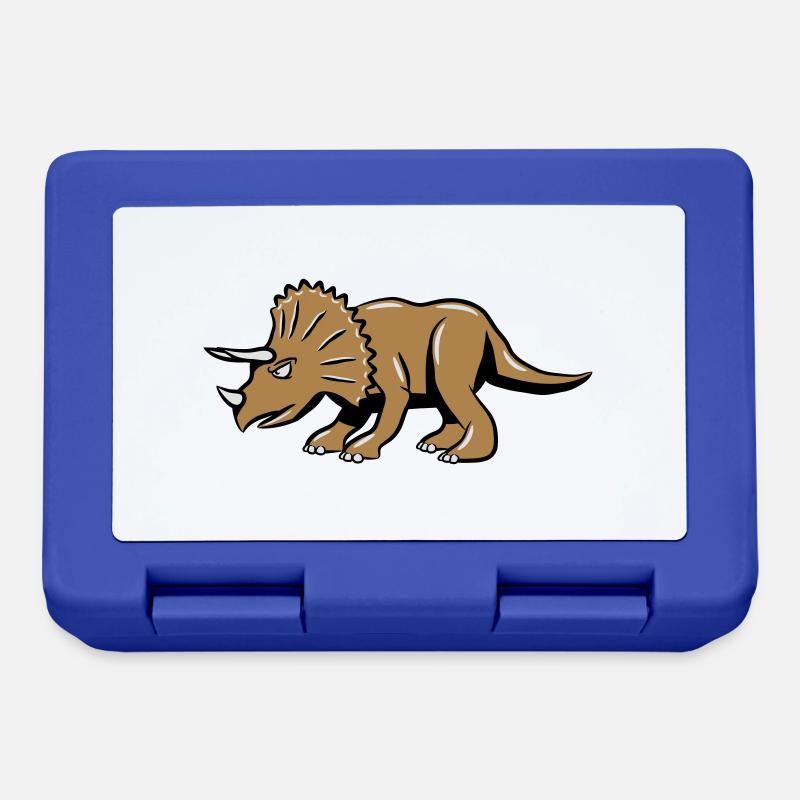Dinosaur dinosaur Pentaceratops - Lunchbox - royal blue