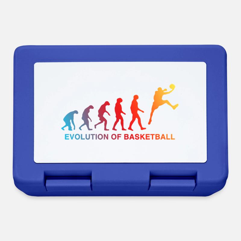 Evolution of Basket Gradient - Lunchbox - royal blue