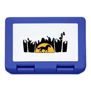 Palm Beach Sun Horse - Lunchbox - royal blue - Front
