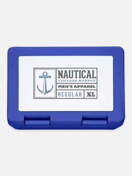 Nautical - Brotdose - Royalblau