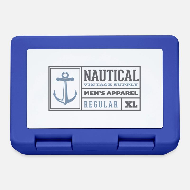 Nautical - Brotdose - Royalblau