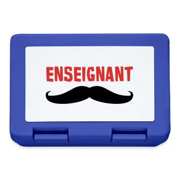 ENSEIGNANT - Boîte à goûter - bleu royal - Devant