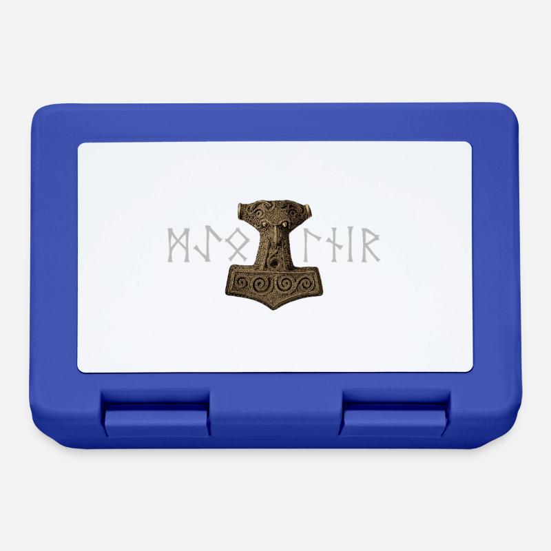 Mjolnir Older Futhark - Boîte à goûter - bleu royal