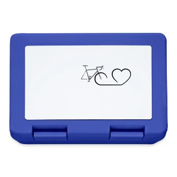 Heartbeat Bike Heart - Brotdose - Royalblau - Vorne
