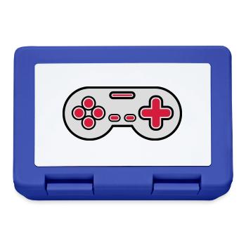 Ancien contrôleur Retro Gamer - Boîte à goûter - bleu royal - Devant