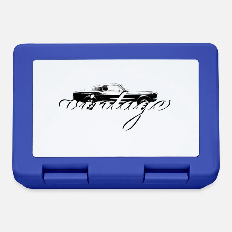 Vintage Car 2 - Boîte à goûter - bleu royal