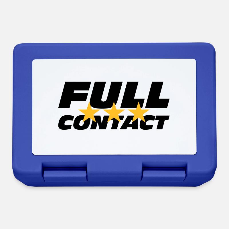 Full Contact - Boîte à goûter - bleu royal