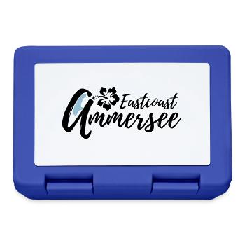 Ammersee Eastcoast Blume - Brotdose - Royalblau - Vorne