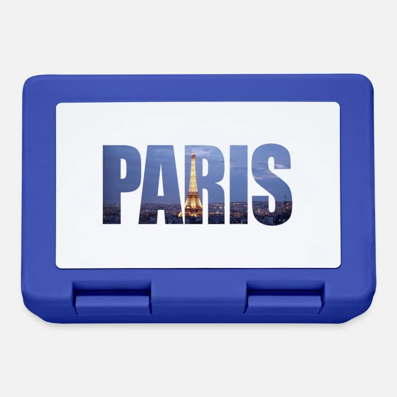 Paris - Lunchbox - royal blue