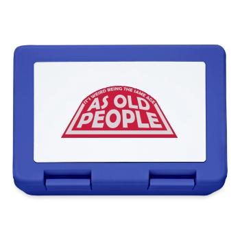 being old people age - Lunchbox - royal blue - Front