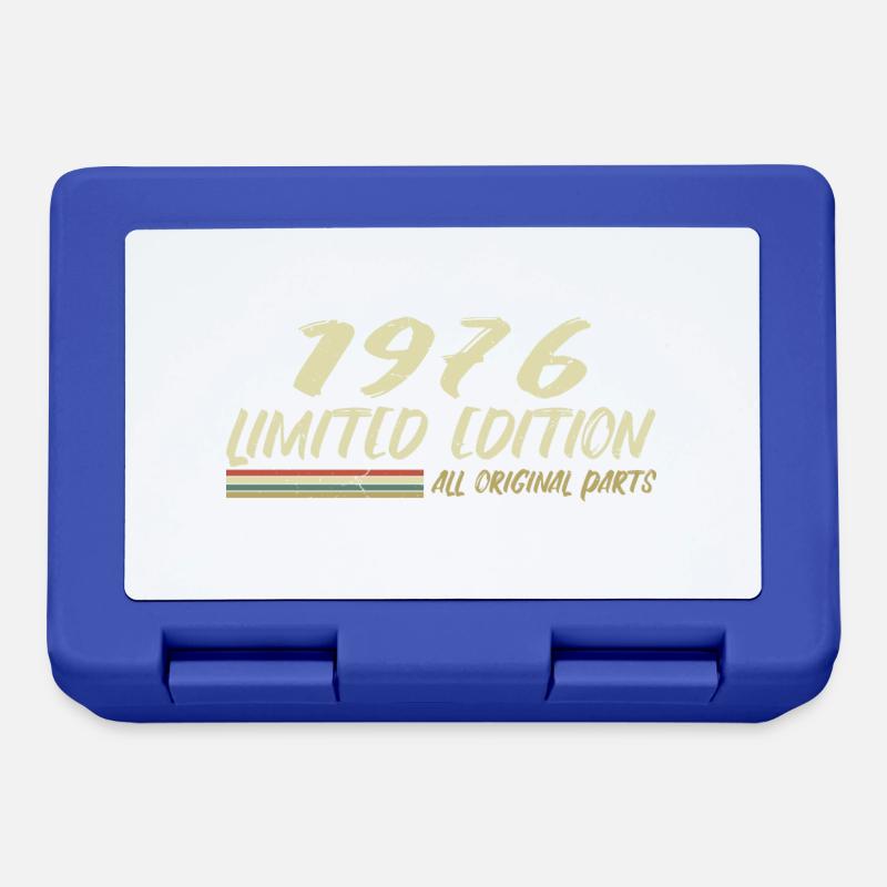 1976 Geburtstagsgeschenkidee 1976 - Brotdose - Royalblau