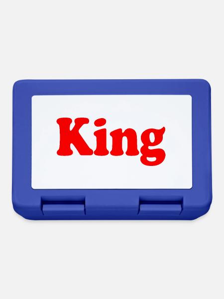 King - Brotdose - Royalblau