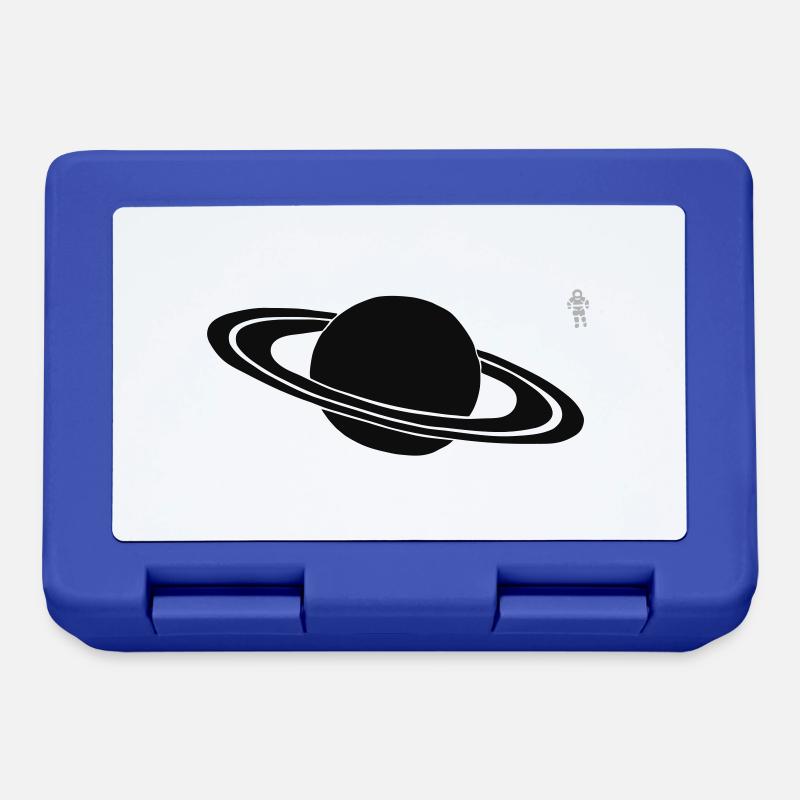 Saturn - Astronaut - Space - Boîte à goûter - bleu royal