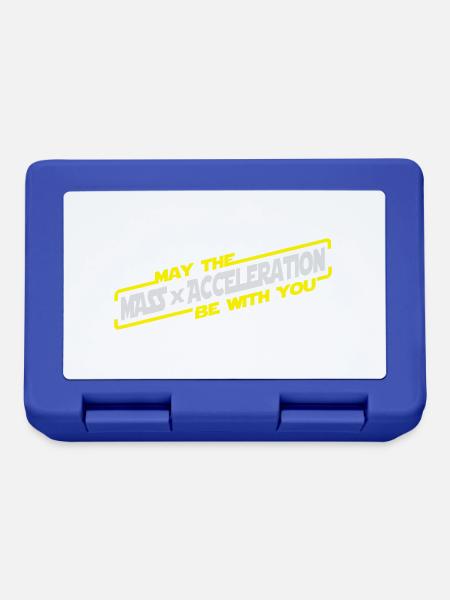 May the Force be with you - Brotdose - Royalblau