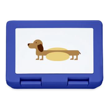 Hot-Dog - Brotdose - Royalblau - Vorne