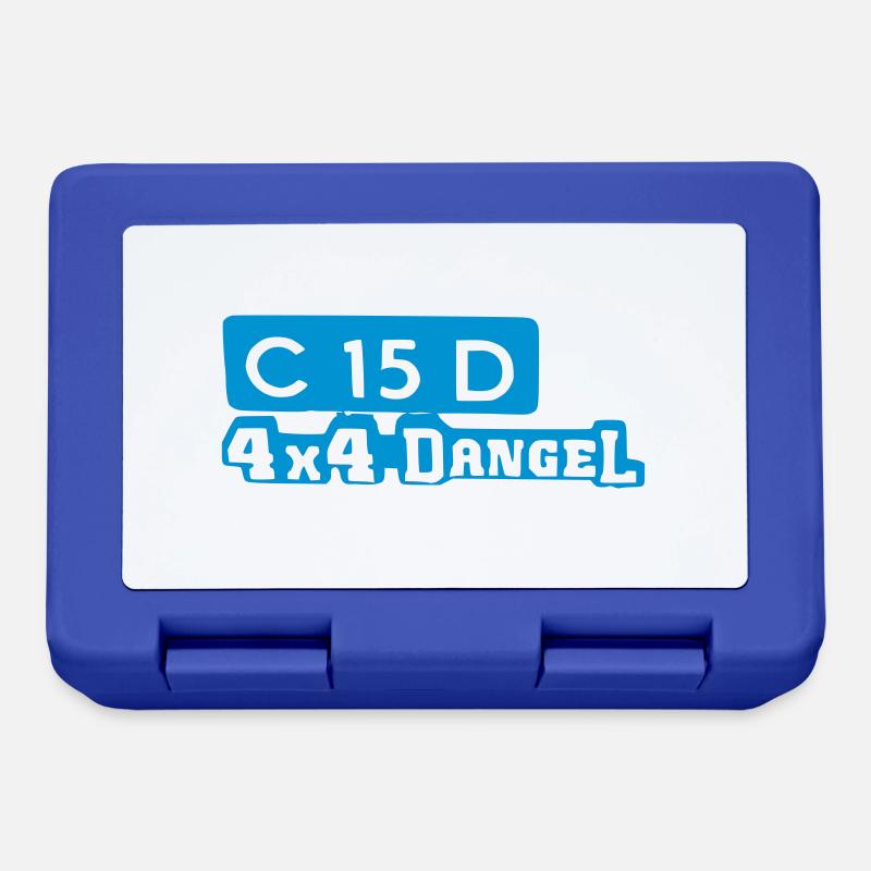 DANGEL 4x4 C-15 - Boîte à goûter - bleu royal