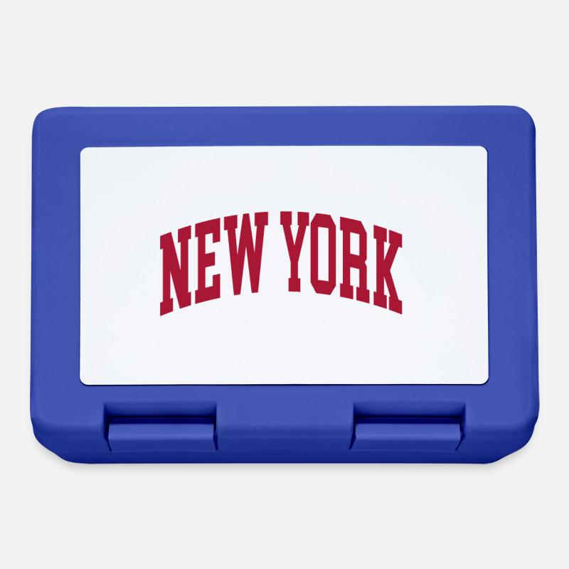 New York - Boîte à goûter - bleu royal