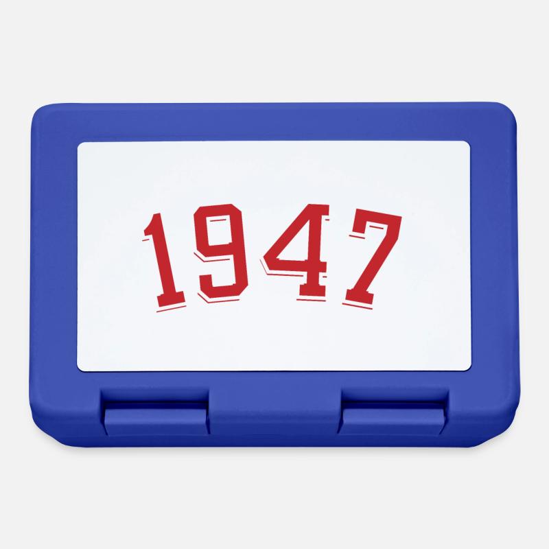 Année de naissance sport 1947 - Boîte à goûter - bleu royal