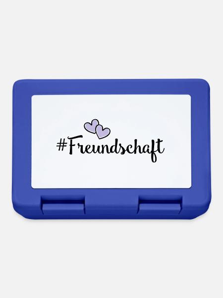 freundschaft herzen - Brotdose - Royalblau